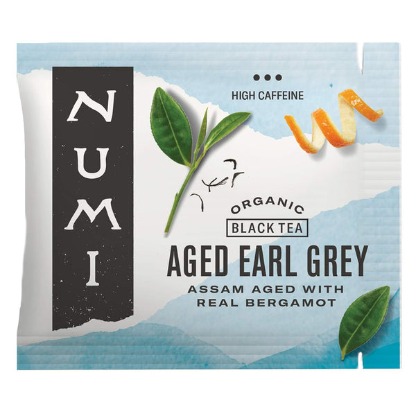 Numi Organic Aged Earl Grey Tea | 100 Black Tea Bags |
