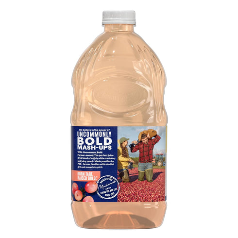64 Oz (Pack 8) Ocean Spray White Cran-Peach Juice Drink, Fl Bottle