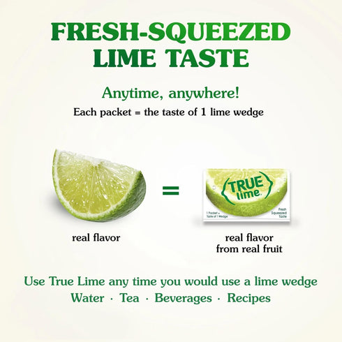 100ct (Pack 1) 0 Packets Packets True Lime of - Water Enhancer - Bulk Dispenser - Calorie Drink Mix For Water - Sugar