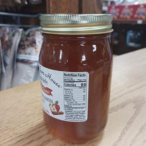 Grandma's Homestyle Apple Cinnamon Jelly - One Pint of Deliciousness