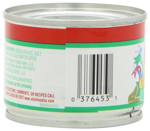 4.25-Ounce (Pack 12) Chi Chi's Green Chilies Diced, Units