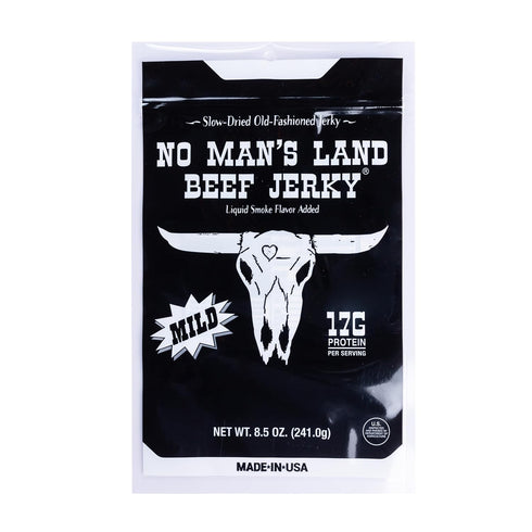 No Mans Land Premium Beef Jerky | 17G High Protein, Low Carb,