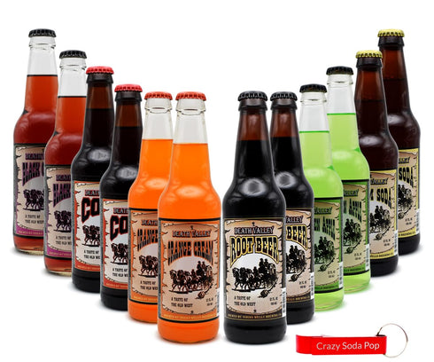Generic Death Valley Soda | 12 Pack of Our Best Most Popular Soda