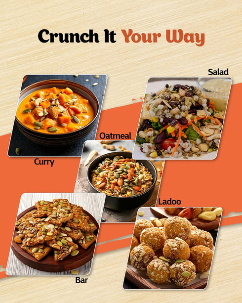 9 1 8.82 Oz True Elements in Snack Mix - Mix of Pumpkin, Watermelon, Flax, Chia, Sunflower, Peanuts, Soynuts, Almonds