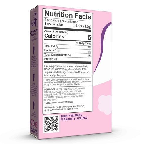 Packets, 96 8 Count (Pack 2) Wyler's Light Singles To Go Powder Water Drink Mix, Watertok Cotton Candy, Servings