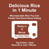 1 250g (2125g), Pack 6 Eat Regal Brown Rice with Quinoa Cups, Ready in Minute