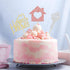 24 Pack Gyufise Sweet Home Cupcake Toppers Glitter key Housewarming Cupcake Picks for Welcome New Home Theme Party Cake