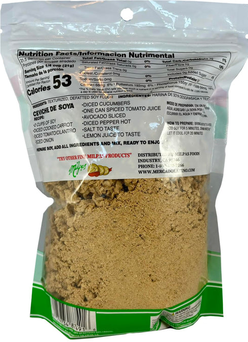 16 OZ 0074734874911 MILPAS REGULAR SOY MEAT SUBSTITUTE