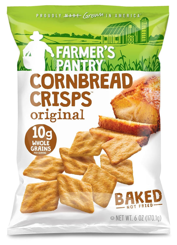 Cornbread Crisps, Original Style, 6 oz, 12 Count