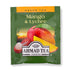 20 Count, Pack 6 Ahmad Tea Mango & Lychee Flavored Green Tea with Fruit Pieces