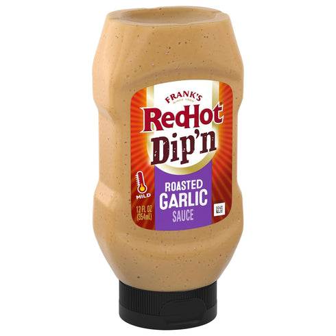 Frank's RedHot Dip'n Roasted Garlic Sauce, 12 fl oz (Pack of 6)