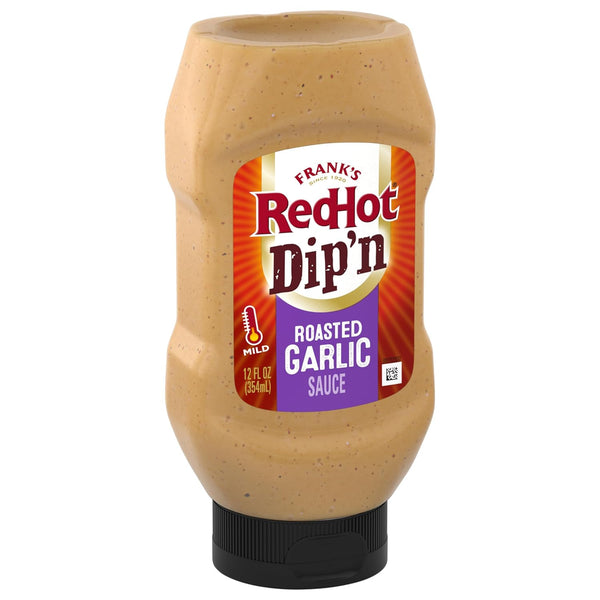 Frank's RedHot Dip'n Roasted Garlic Sauce, 12 fl oz (Pack of 6)