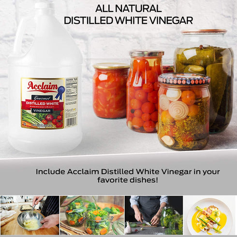 Toph 128 (1 5% Acclaim All Natural Distilled White Vinegar, Ounces Gallon) - Acidity