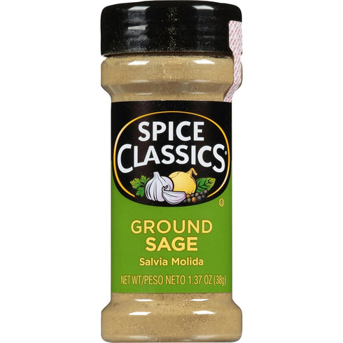 McCormick Spice Classics Ground Sage, Plastic Shaker, 1.37 Ounce