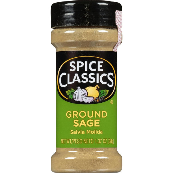 McCormick Spice Classics Ground Sage, Plastic Shaker, 1.37 Ounce