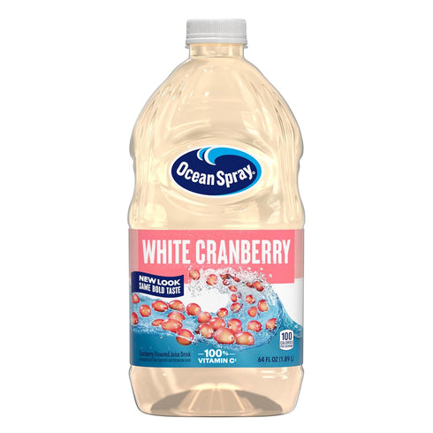 Ocean Spray White Cranberry Juice Drink, 64 Fl Oz Bottle (Pack of