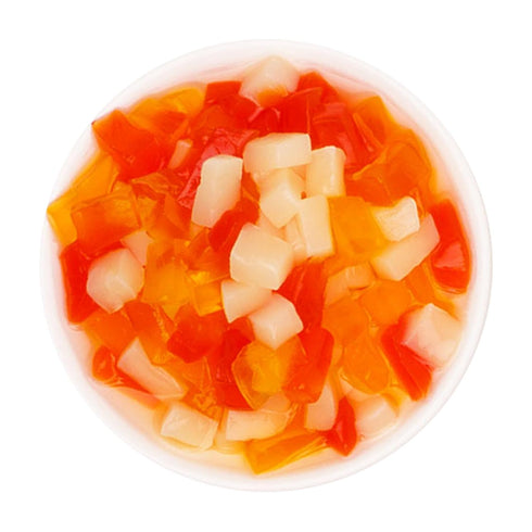 (3.8kg/8.4lbs Li Cha Rainbow Jelly Container) | Topping for Bubble Milk Tea, Boba Beverages & Desserts