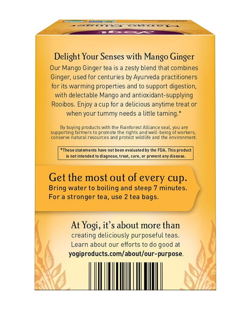 16 Yogi Tea, Mango Ginger, ct