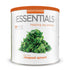 Emergency Essentials Freeze-Dried Chopped Spinach | Real Spinach for Everyday Cooking &
