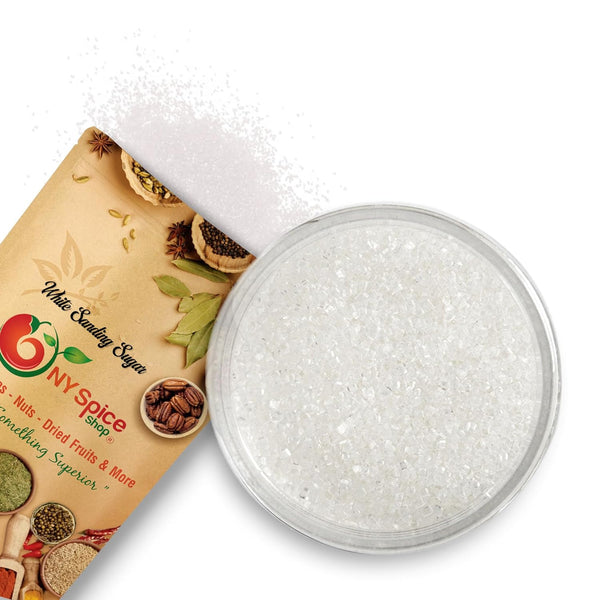 NY Spice Shop White Sanding Sugar - 3 Pound Sweet Colorful Edible
