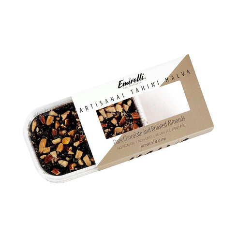 55%-Tahini 6 Emirelli Artisanal Halva Dessert Authentic Middle Eastern Candy Turkish Sweets Vegan Candy Halwa - Halvah