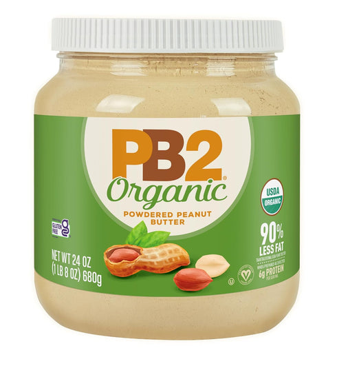 PB2, 6.5oz, Organic Powdered Peanut Butter - Non-GMO & Gluten-Free