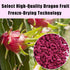 ZCFIKJ 5.3OZ/150G,Freeze Frozen Freeze Dried Dragon Fruit Cubes Dried Fruit Snacks No Added Sugars,Premium Dragon Fruit