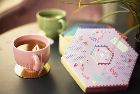 Set Set 6 Sets 60 ACORUS | Loveland Tea | Natural Assorted Tea Hamper Box | of flavors | Surprise your loved ones |