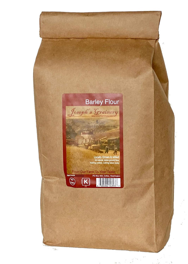 Barley Flour, 8 lbs, Joseph's Grainery Freshly Ground Flour, Non-GMO, Kosher Certified