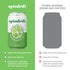 12 Oz Pack 24 4 Spindrift Sparkling Water, Lime Flavored, Made with Real Squeezed Fruit, Fl Cans, of (Only Calories per