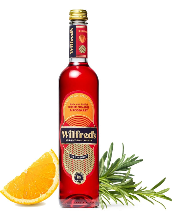 Wilfred's Alcohol-Free Bittersweet Aperitif (0.0%) | Orange, Rosemary & Rhubarb | Non-Alcoholic