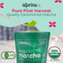 3.5 oz/100g AprikaLife Organic Matcha Powder, USDA & JAS Certified, No Sugar Added, Authentic Japanese Ceremonial Grade