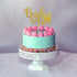 Bride to Be Cake Topper with Heart - Gold Glitter Decoration Supplies for Wedding Bachelorette Party Cake