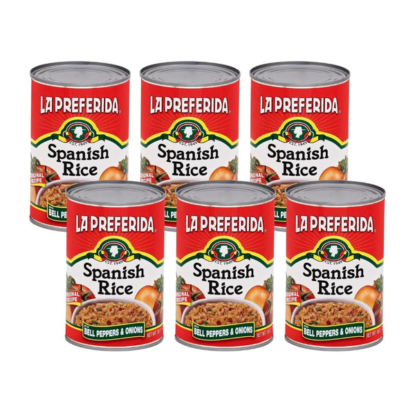La Preferida Canned Spanish Rice (Bold Flavor from Bell Pepper, Onion &