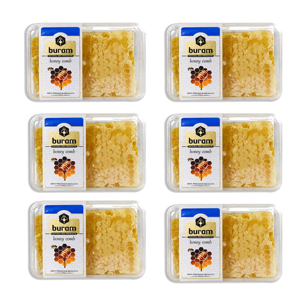 Buram Gourmet Raw Honeycomb | All-Natural | Pure Unfiltered | Edible Wax