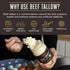 The Maple Valley 100% 14.2 oz Beef Tallow For Cooking | Pasture Raised Grass Fed Beef Tallow | Carnivore, Keto & Paleo