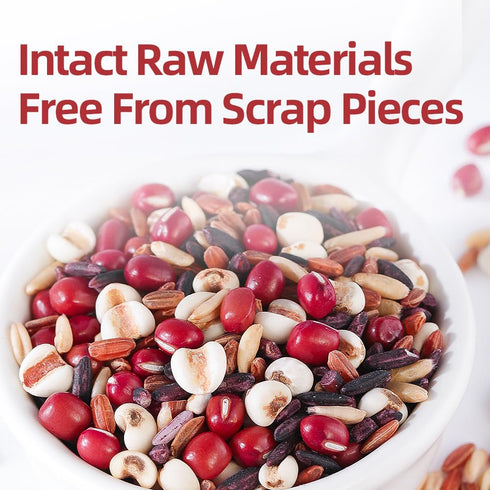5-Grain 1000g, Red Beans Job's Tears Porridge Mix, Chinese Congee Blend with Coix Seeds, Red Rice, Oat Groats and Black
