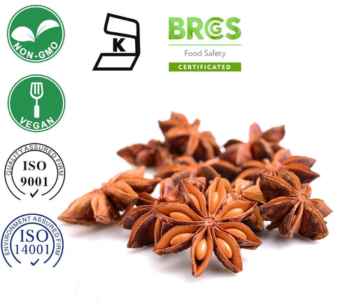Spicefun 7oz(200g), Star Anise Chinese Star Anise Whole, Fresh, Pure and Dried Anise Pods, Great for Cooking, Baking