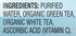16.9 (Pack 12) 0 Teas' Tea Unsweetened Green White Tea Ounce of Organic, Sugar Free, Calories