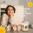 Nummy 150 10.6oz Creations cup Caramel Instant Caffeine-Free Coffee Alternative with Dandelion. Coffee Substitute