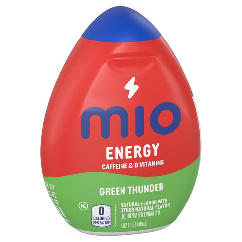 1.62 OZ, 6-Pack Mio Energy Liquid Water Enhancer, Green Thunder