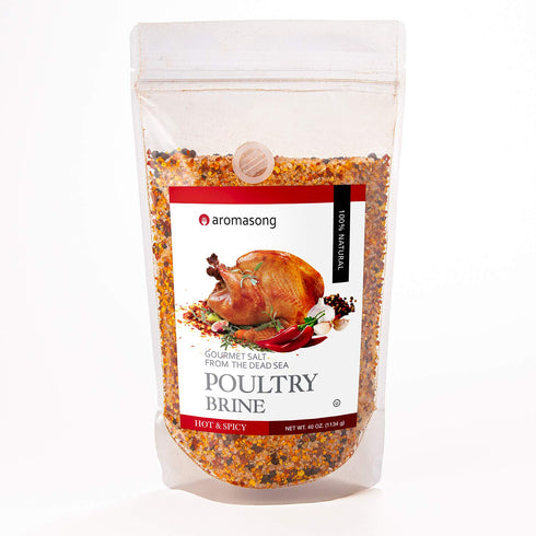 Set, 2 Lb. 4 LBS) 100% Aromasong Turkey Brine, HERBS DE PROVENCE with HOT & SPICY Combo Bulk Bags (Total of For Wet
