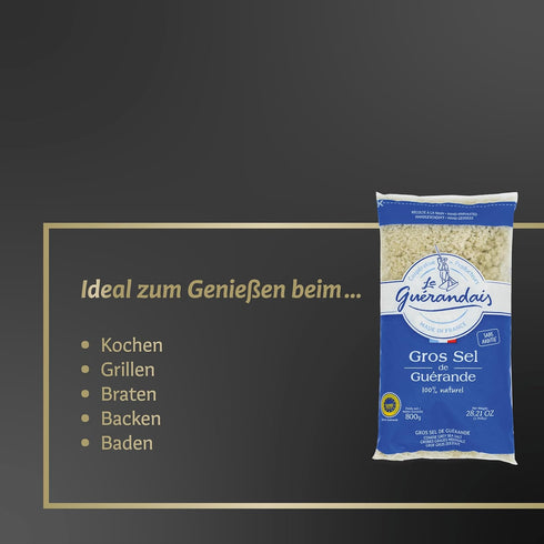 1.76 Le Guerandais Coarse Sea Salt Gros Sel De Guerande, Pound