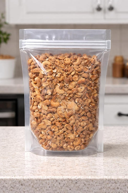 SweetGlob (2 Old Fashioned Butter Toffee Cashew, Crunchy Candy Coated Fresh Roasted Cashew Pound)