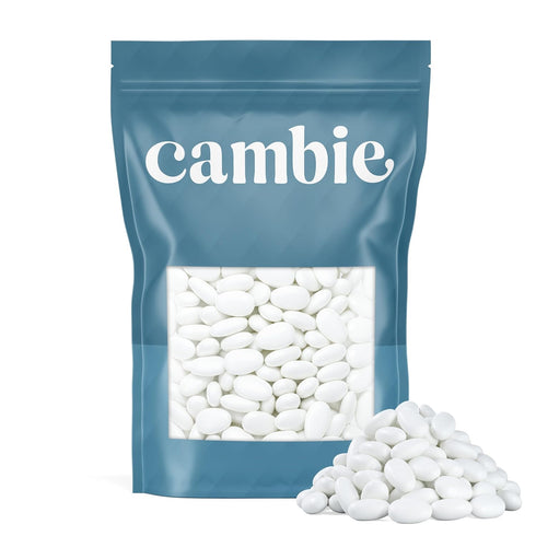 Cambie Jordan Almonds | Bright White Candy Almond | Premium Roasted Almonds