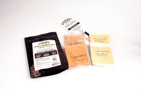 10lbs Lucky Jerky Teriyaki DIY Jerky Seasoning and Cure Kit - Seasons of Meat