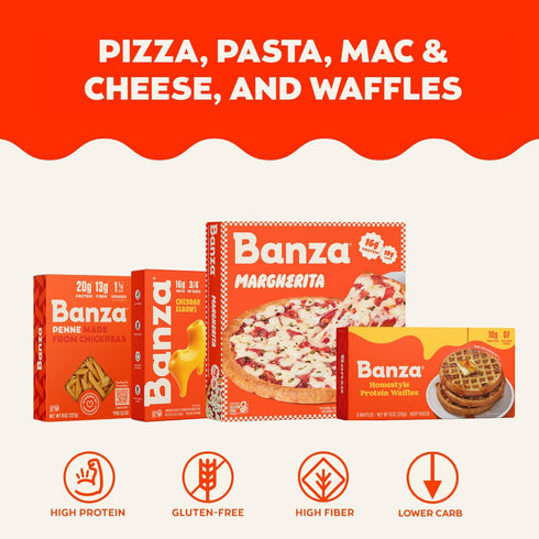 Elbows Elbows 8oz Banza Pasta from Chickpeas - Gluten Free, High Protein, and Lower Carb Protein Chickpea Pasta