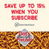 Dot's Pretzels Cinnamon Sugar Seasoned Pretzel Twists, Healthy Kids Snacks, 16oz Bag