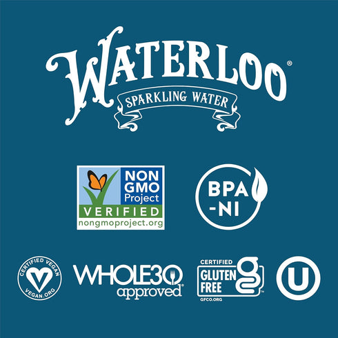 12 Oz (Pack 12) Waterloo Sparkling Water, Grape Naturally Flavored, Fl Cans of Zero Calories and Zero Sugar