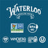 12 Oz (Pack 12) Waterloo Sparkling Water, Raspberry Nectarine Naturally Flavored, Fl Cans of Zero Calories and Zero